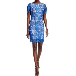 NWT Dress the Population Cobalt Dress